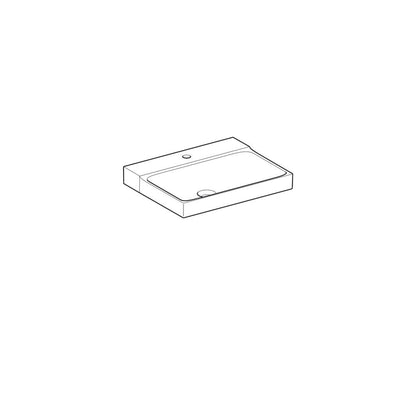 Мивка за мебели Geberit Xeno2 с отвор за батерия 60 см бяла