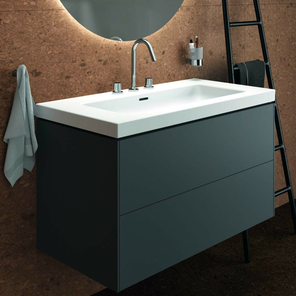 Лавоар на мебел Ideal Standard Atelier Extra бял гланц с 3 отвора батерия 101 см