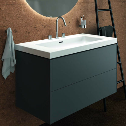 Лавоар на мебел Ideal Standard Atelier Extra бял гланц с 3 отвора батерия 101 см