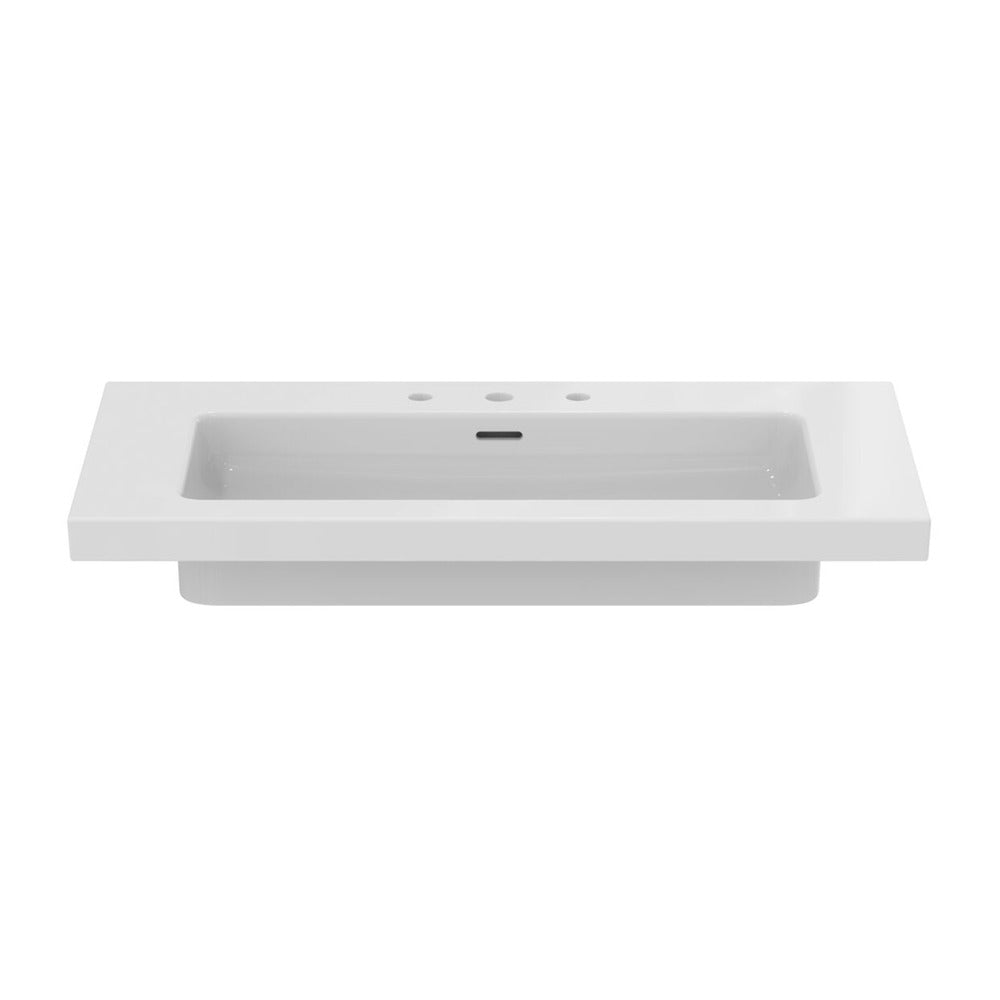 Лавоар на мебел Ideal Standard Atelier Extra бял гланц с 3 отвора батерия 101 см