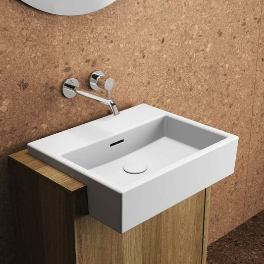 Полу-вглобен умивалник Ideal Standard Atelier Extra 50 см бял лъскав