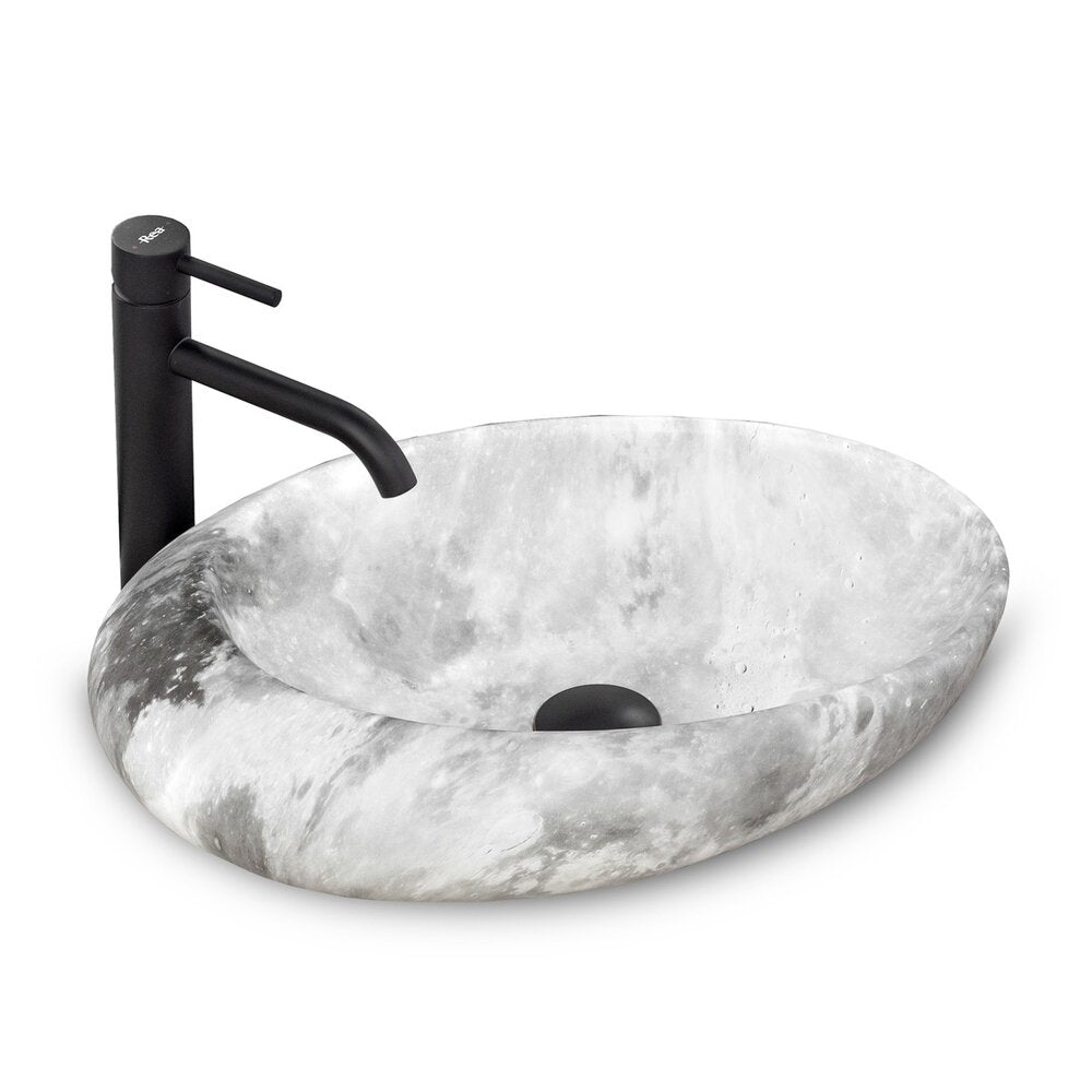 Roxy Stone Warm Grey 49 cm Countertop Sink