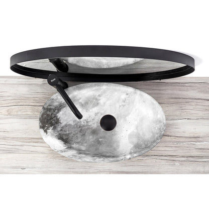 Roxy Stone Warm Grey 49 cm Countertop Sink