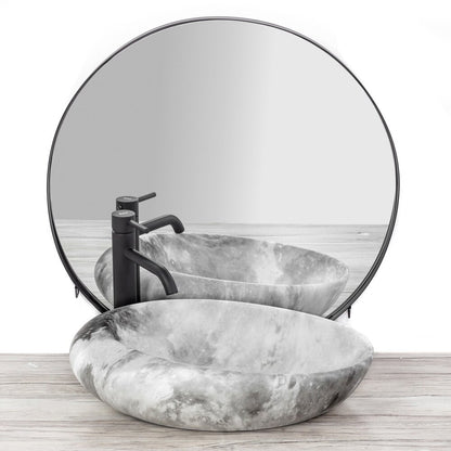 Roxy Stone Warm Grey 49 cm Countertop Sink