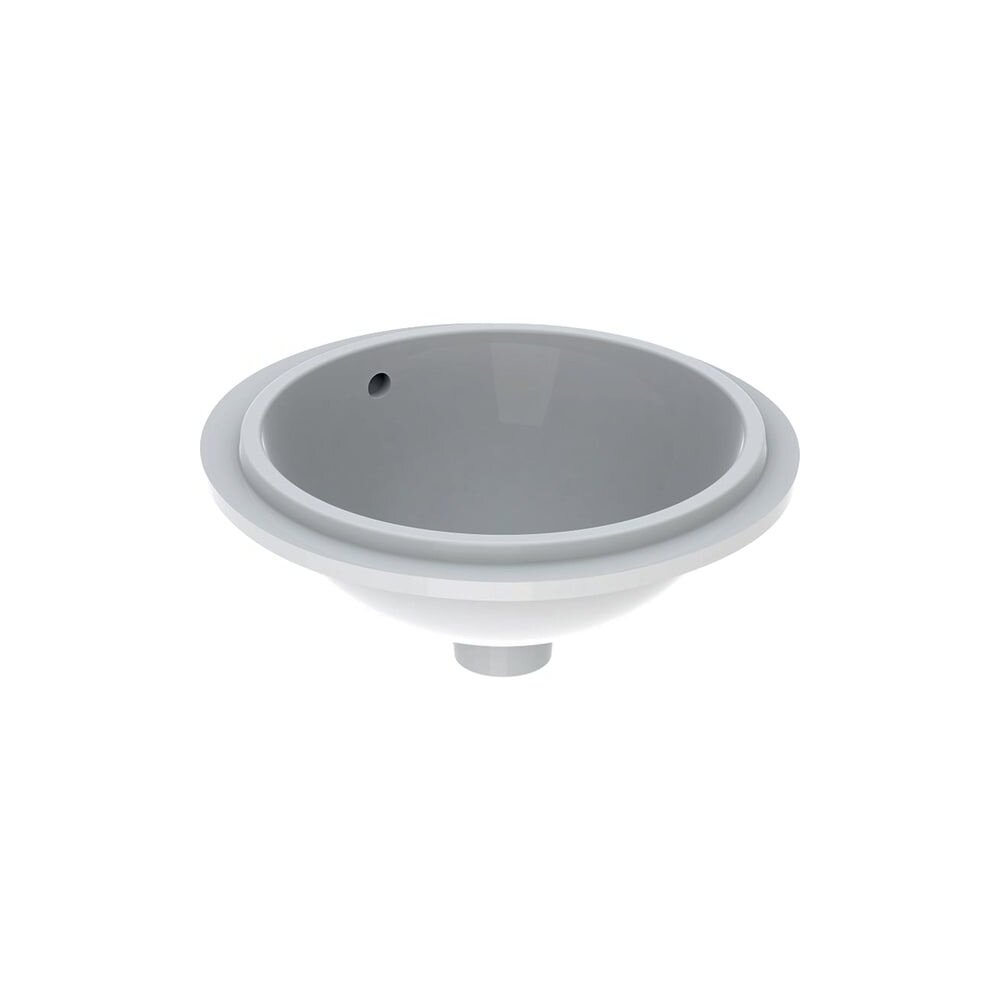 Geberit Variform Undermount Sink 39 cm Without Tap Hole with Overflow Hole