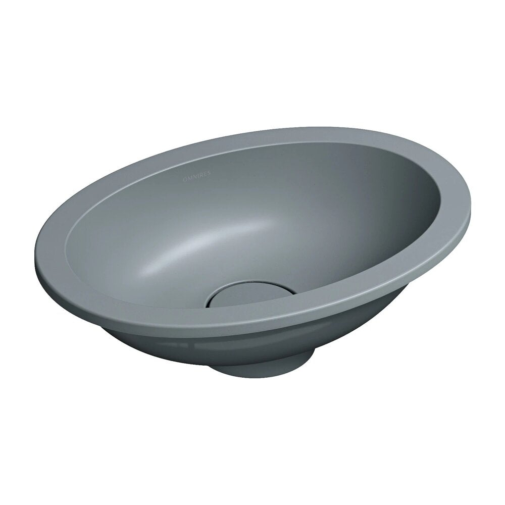 Лавоар под плот Omnires Shell M+ матово сив дъб 45 cm