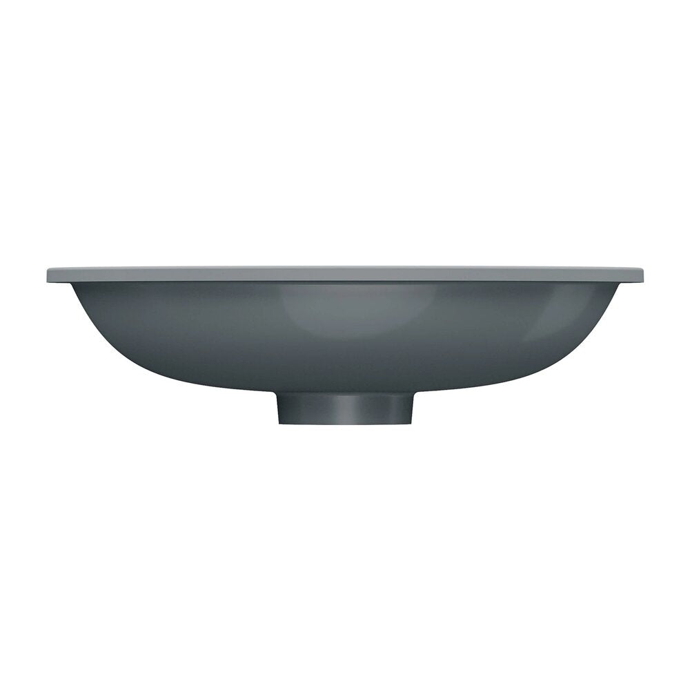 Лавоар под плот Omnires Shell M+ матово сив цвят 55 cm