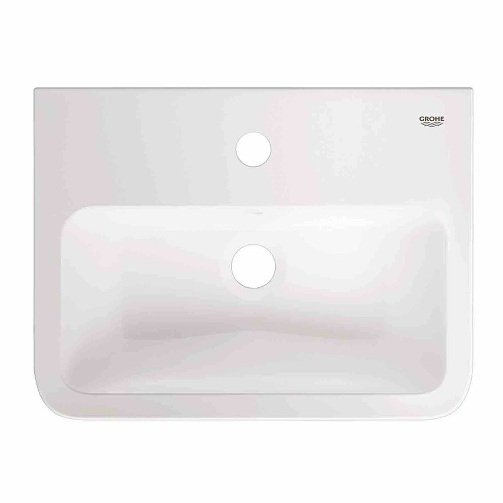Grohe Start Edge Ceramic Wall-Hung Sink in Glossy White 60 cm