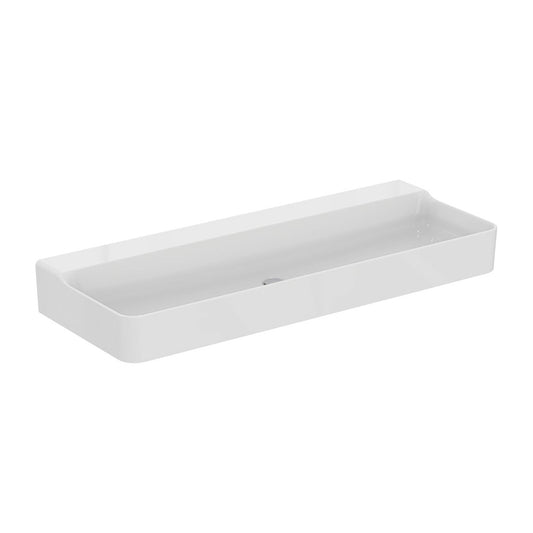 Suspended washbasin Ideal Standard Atelier Conca 120 cm glossy white T384501