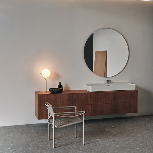 Suspended washbasin Ideal Standard Atelier Conca 120 cm matte white with tap hole and overflow