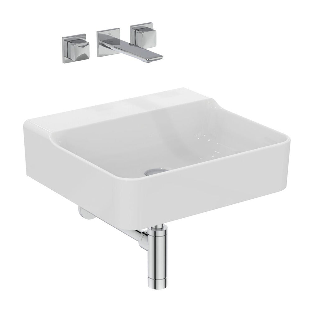 Лавоар стенен Ideal Standard Atelier Conca 50 см бял гланц