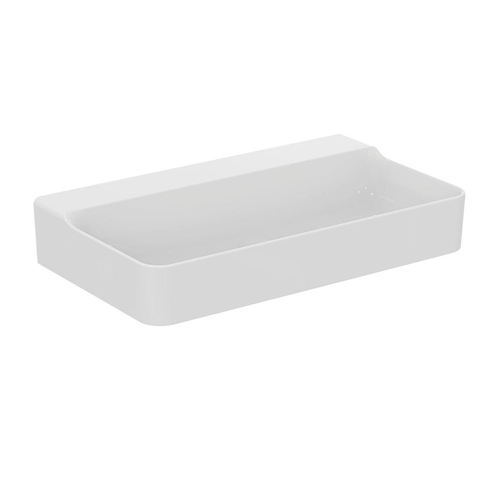 Ideal Standard Atelier Conca 80 cm Wall-Mounted Sink in Glossy White T383101