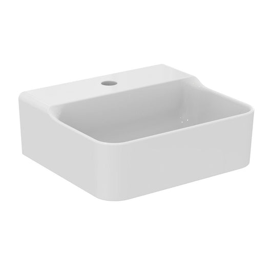 Suspended washbasin Ideal Standard Atelier Conca glossy white with tap hole 40 cm