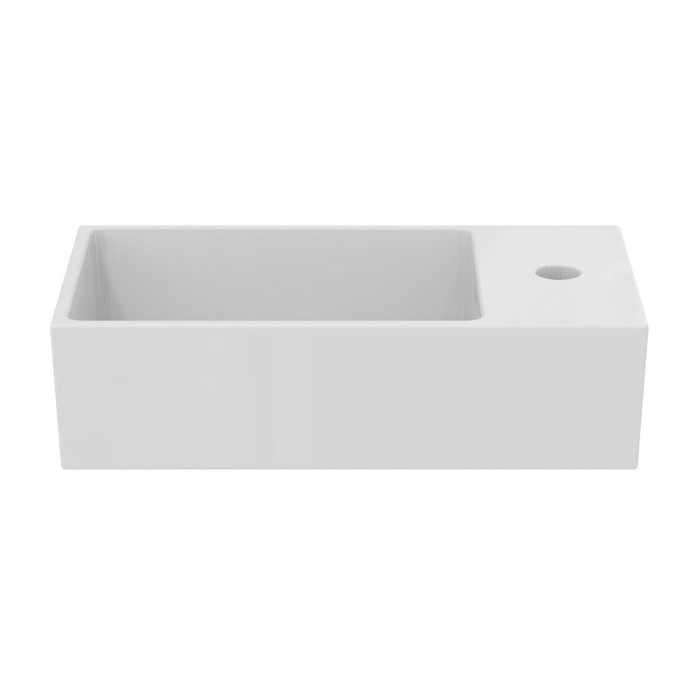 Окачен умивалник Ideal Standard Atelier Extra бял лъскав 45 см с отвор за батерия и преливник отдясно