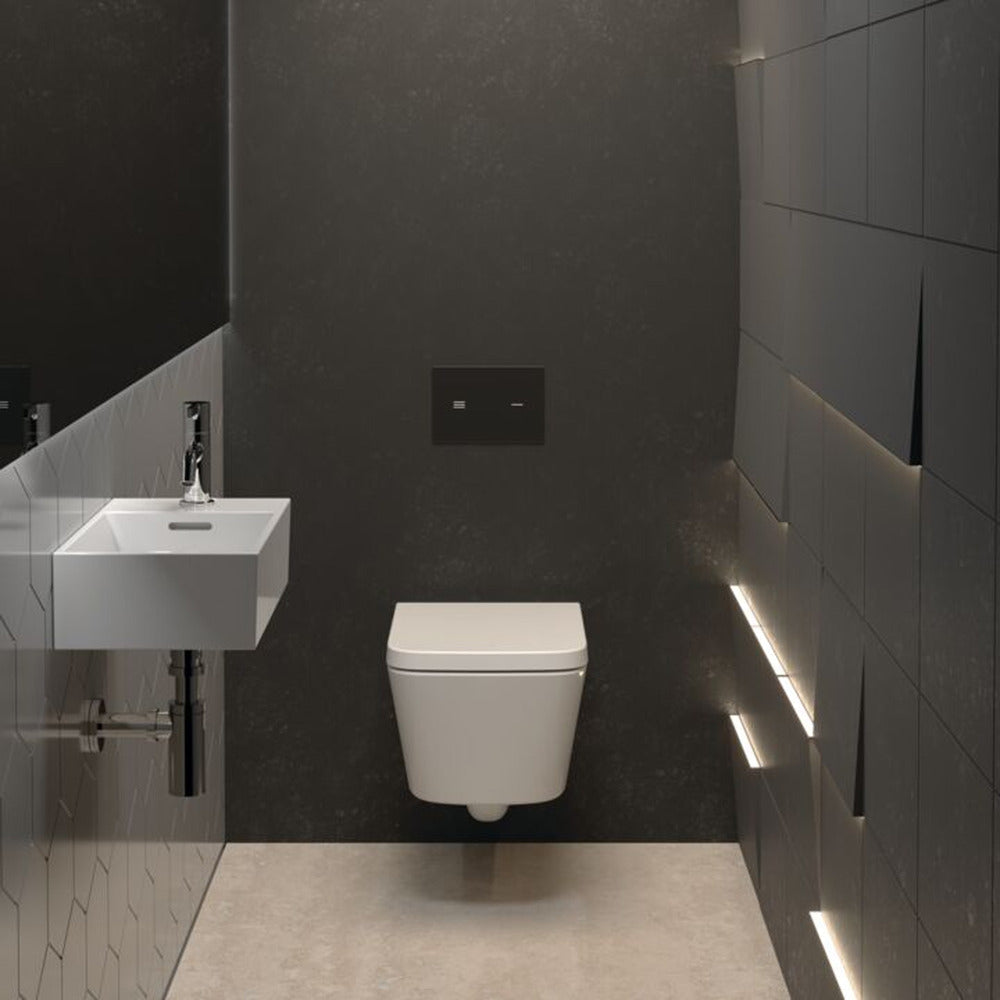 Окачен умивалник Ideal Standard Atelier Extra бял лъскав 45 см с отвор за батерия и преливник отдясно