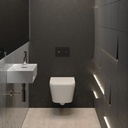 Окачен умивалник Ideal Standard Atelier Extra бял лъскав 45 см с отвор за батерия и преливник отдясно