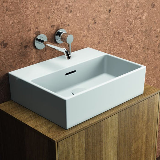 Окачен умивалник Ideal Standard Atelier Extra бял гланц 45 см с отвор за преливник
