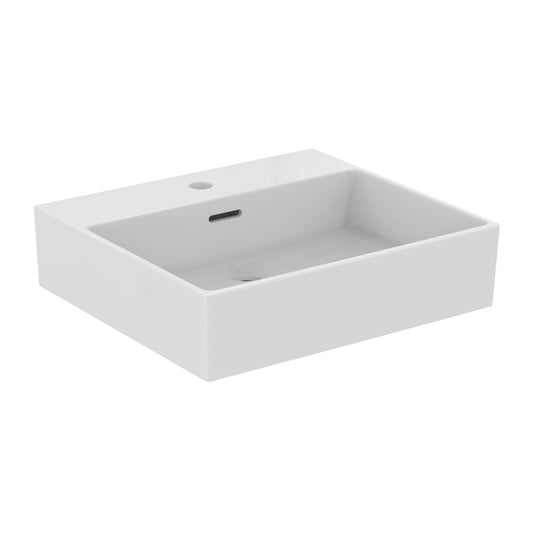 Окачен лавоар Ideal Standard Atelier Extra бял гланц с отвор за смесител и преливник 50 см