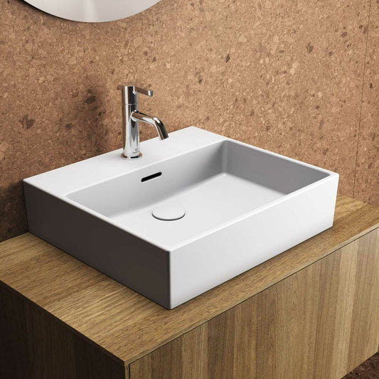 Лавоар за стена Ideal Standard Atelier Extra бял мат с отвор за батерия и преливник 50 см