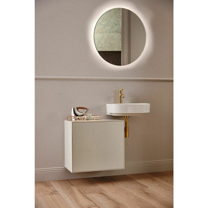 Окачен умивалник Ideal Standard Atelier Linda-X 50 см бял мат с отвор за смесител и преливник
