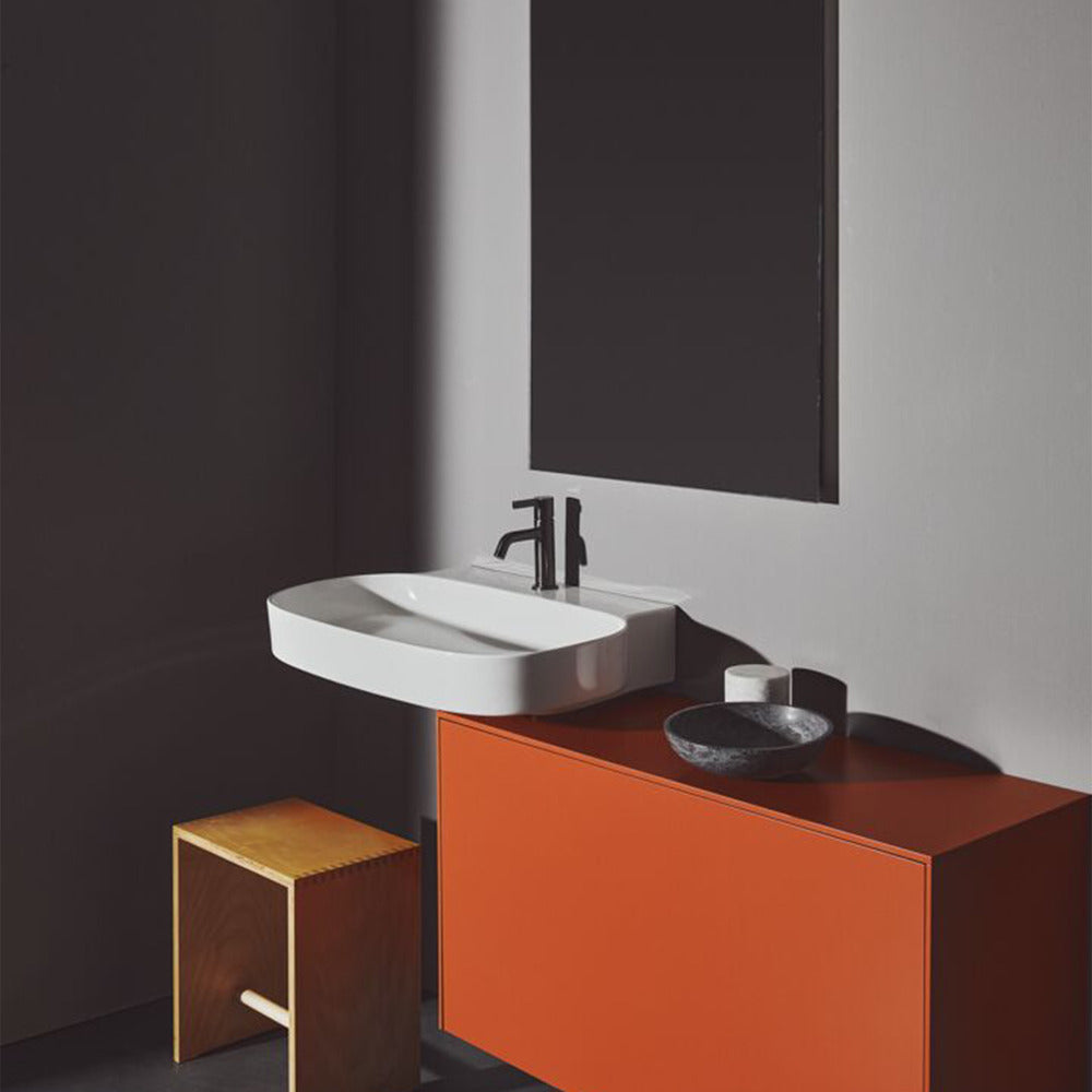 Лавоар за стенен монтаж Ideal Standard Atelier Linda-X 60 см бял лъскав с 3 отвора за батерия