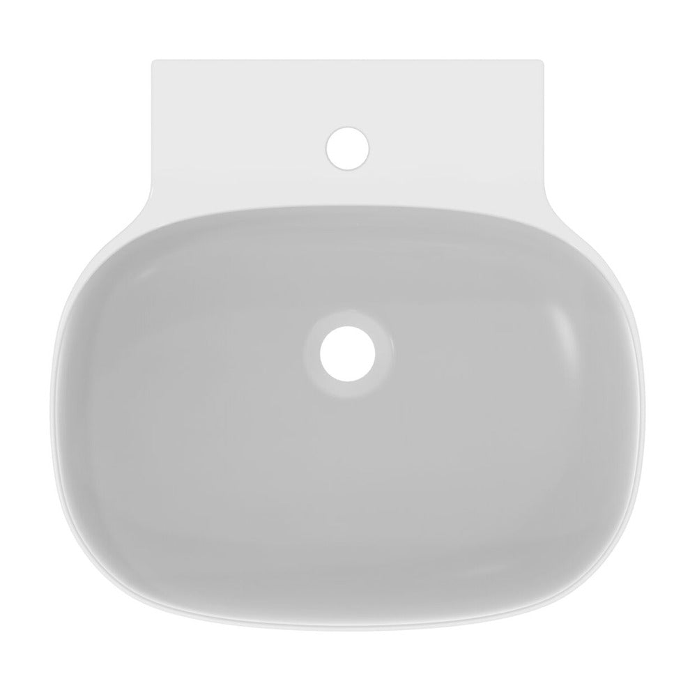 Ideal Standard Atelier Linda-X White Matte Wall-Mounted Sink 50 cm with Faucet Hole