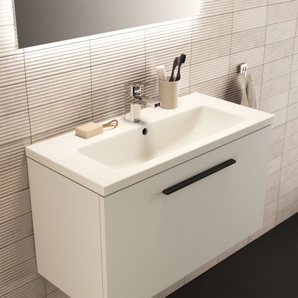 Лавоар за висяща инсталация Ideal Standard i.life S бял лъскав 81 см