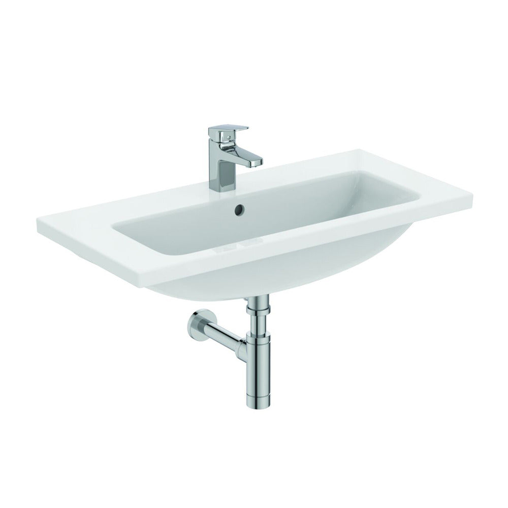 Лавоар за висяща инсталация Ideal Standard i.life S бял лъскав 81 см