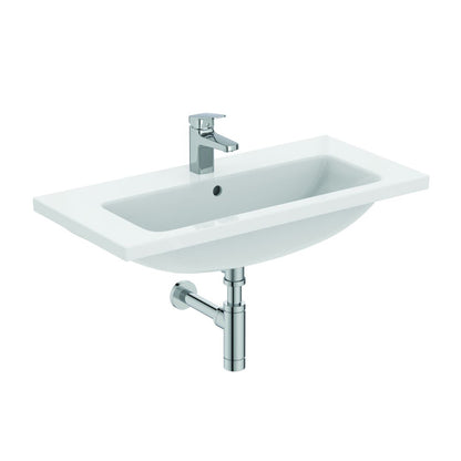 Лавоар за висяща инсталация Ideal Standard i.life S бял лъскав 81 см
