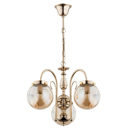 Alfa Hero Gold 3 Bulbs Chandelier