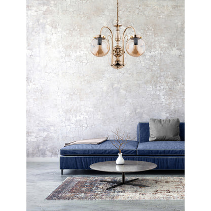 Alfa Hero Gold 3 Bulbs Chandelier