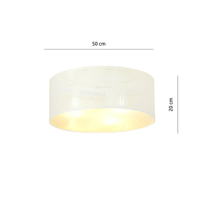 Emibig Aston 3 Chandelier Black/White