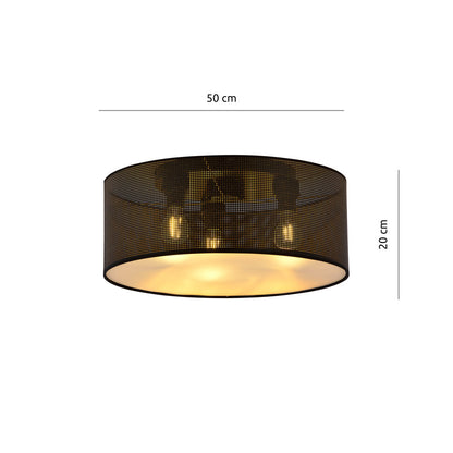 Emibig Aston 3 Chandelier Black/Black