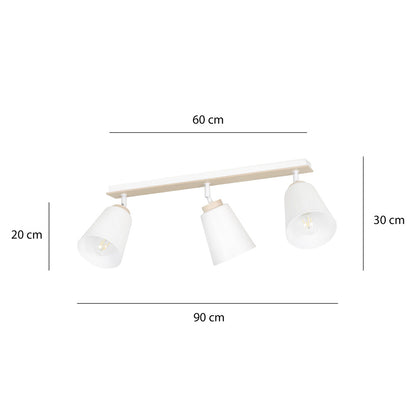 Emibig Atlas 3 White Chandelier