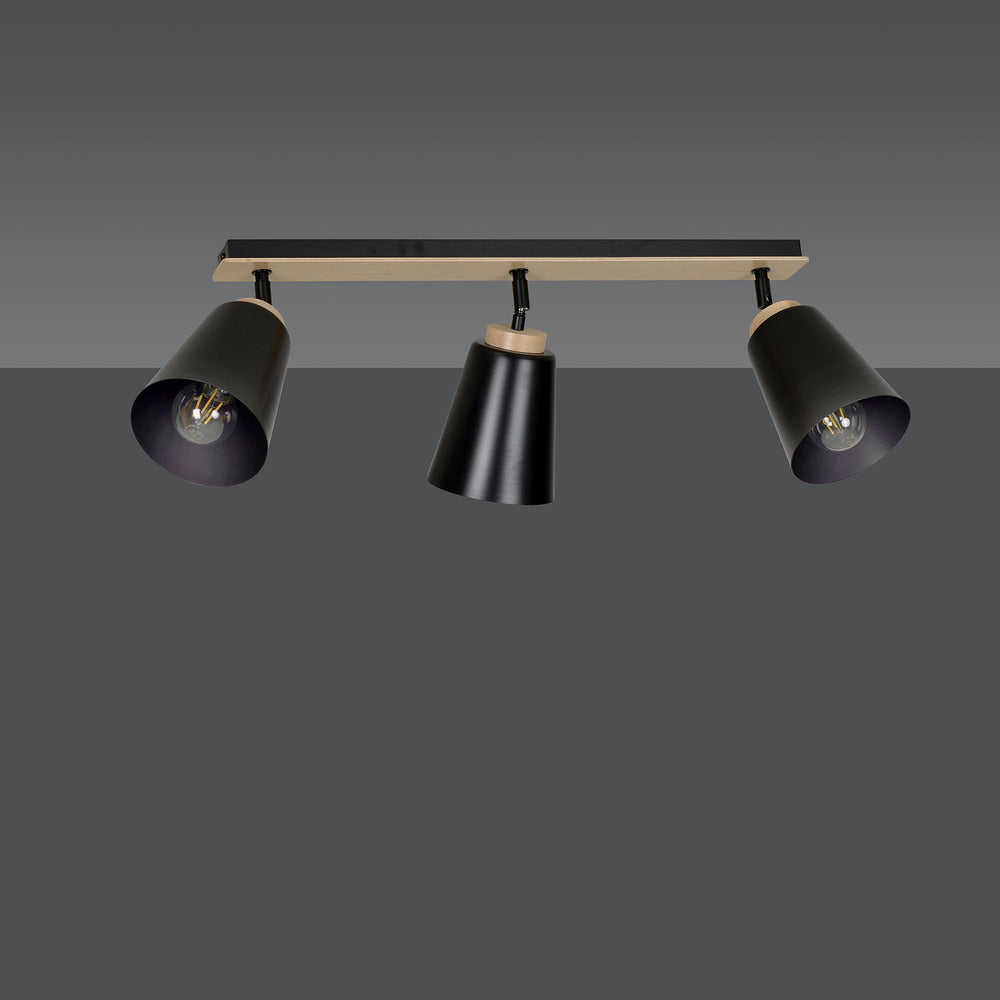 Emibig Atlas 3 Black Chandelier