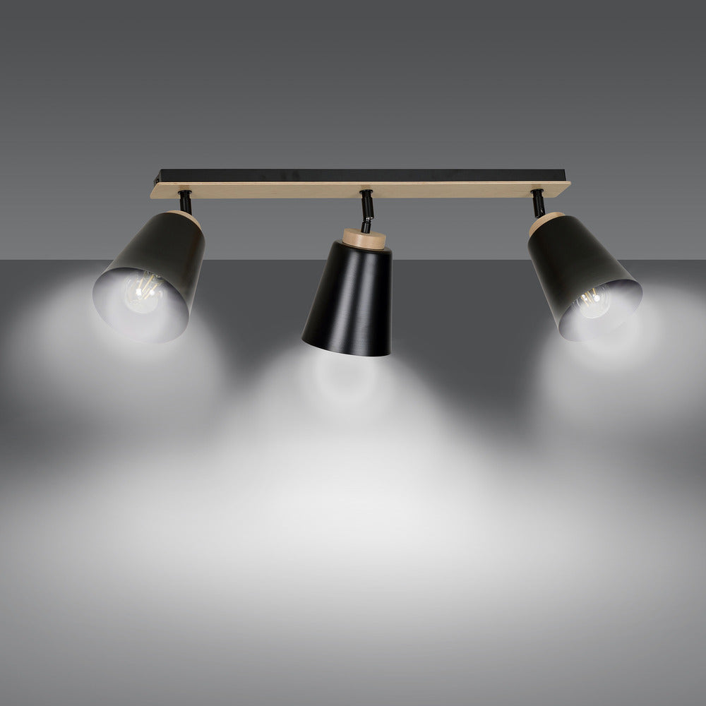 Emibig Atlas 3 Black Chandelier