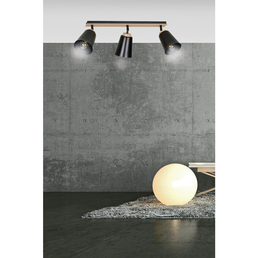 Emibig Atlas 3 Black Chandelier