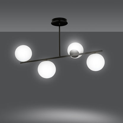 Emibig Bior 4 Chandelier Black/White