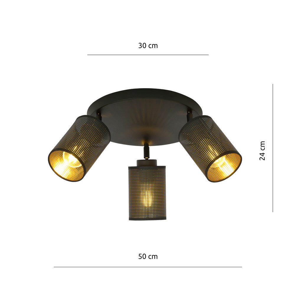 Emibig Bronx 3 Premium Black Chandelier