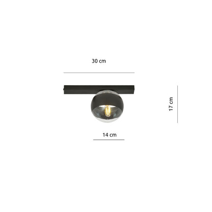 Emibig Fit 1 Black/Transparent Chandelier