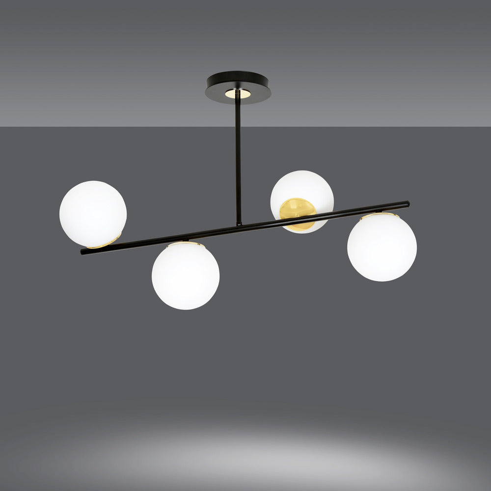 Emibig Floki 4 Black/White Chandelier