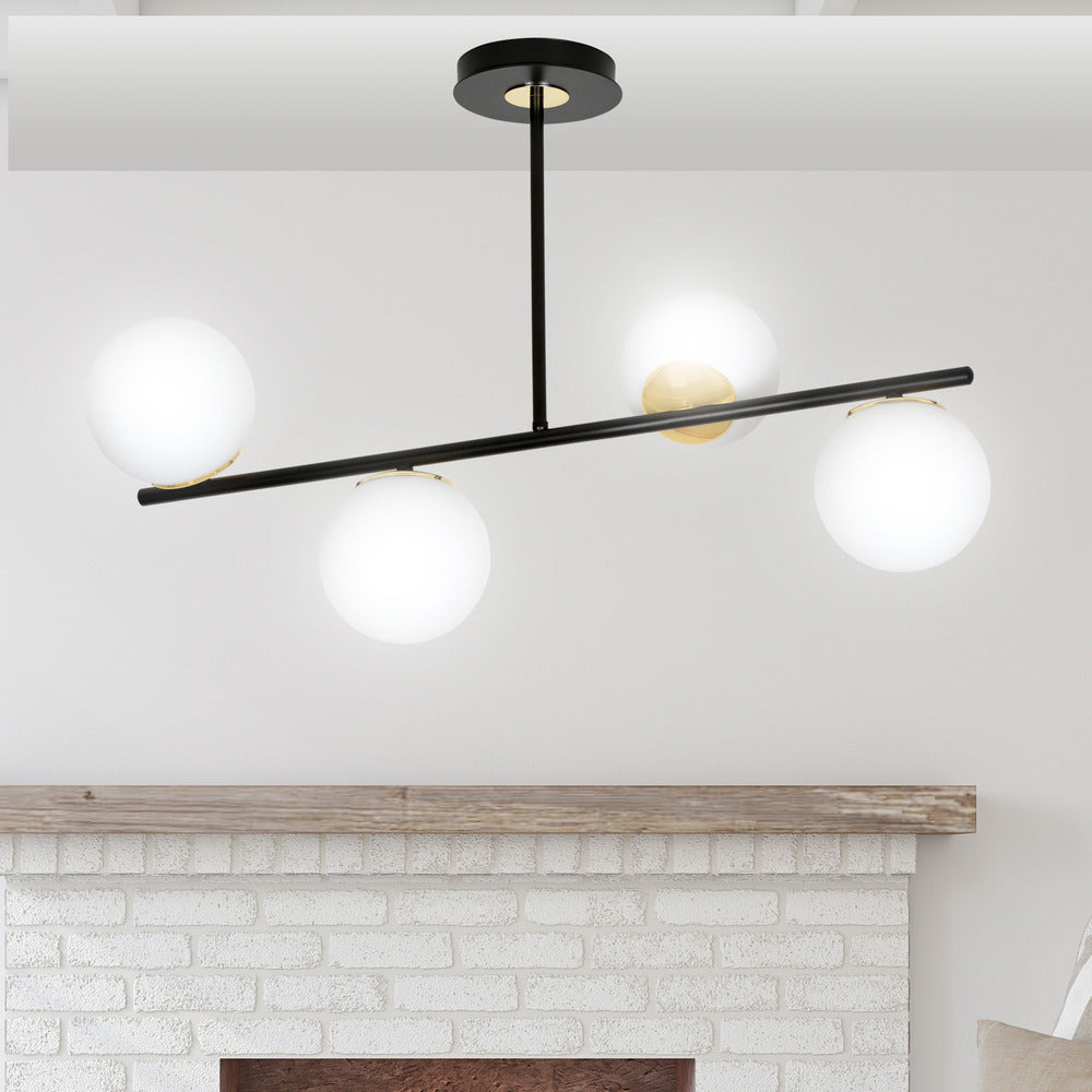 Emibig Floki 4 Black/White Chandelier