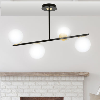 Emibig Floki 4 Black/White Chandelier