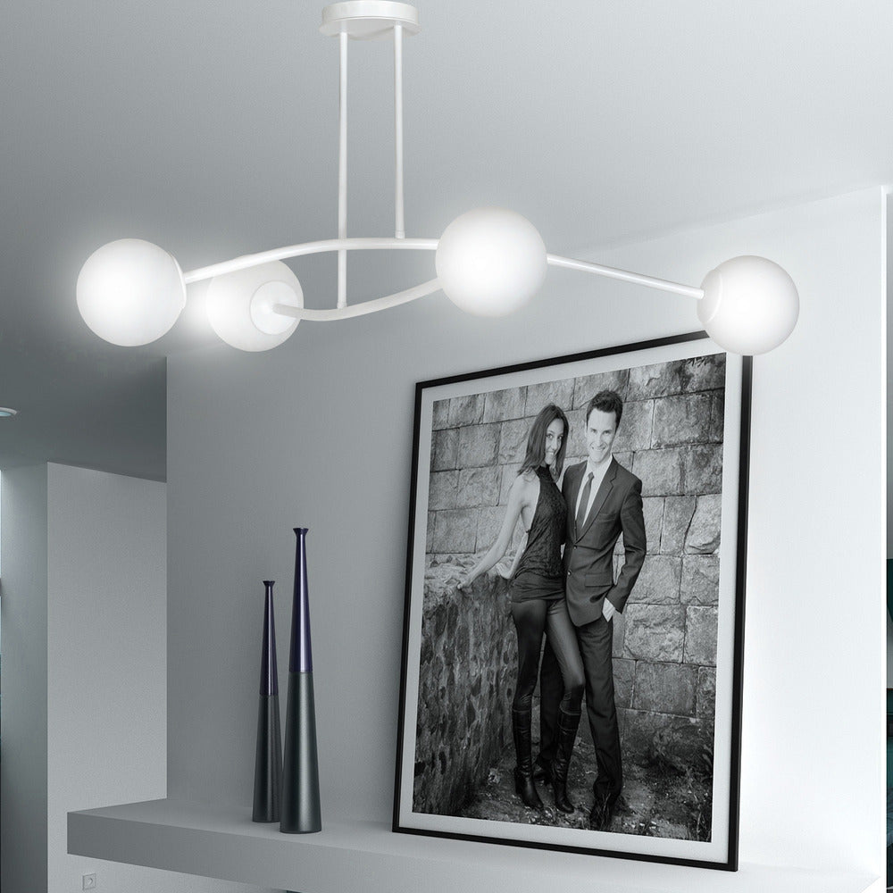 Emibig Halldor 4 Chandelier White