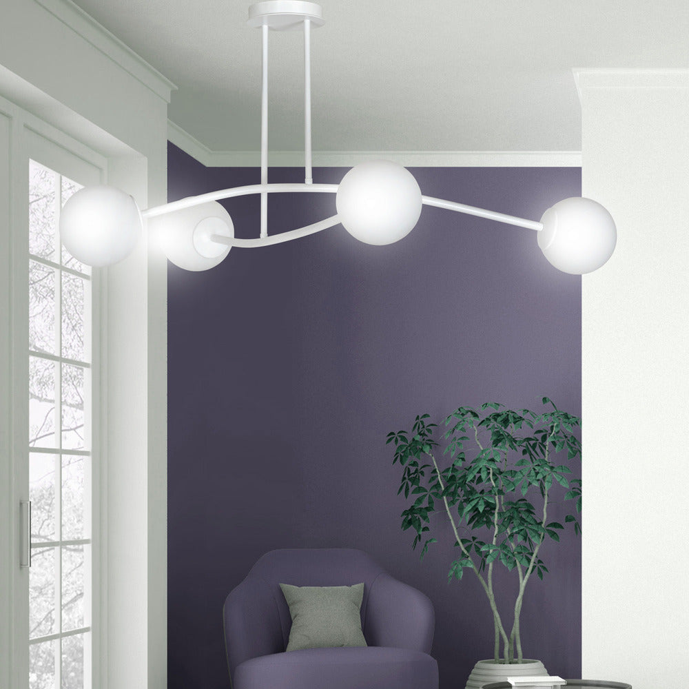Emibig Halldor 4 Chandelier White