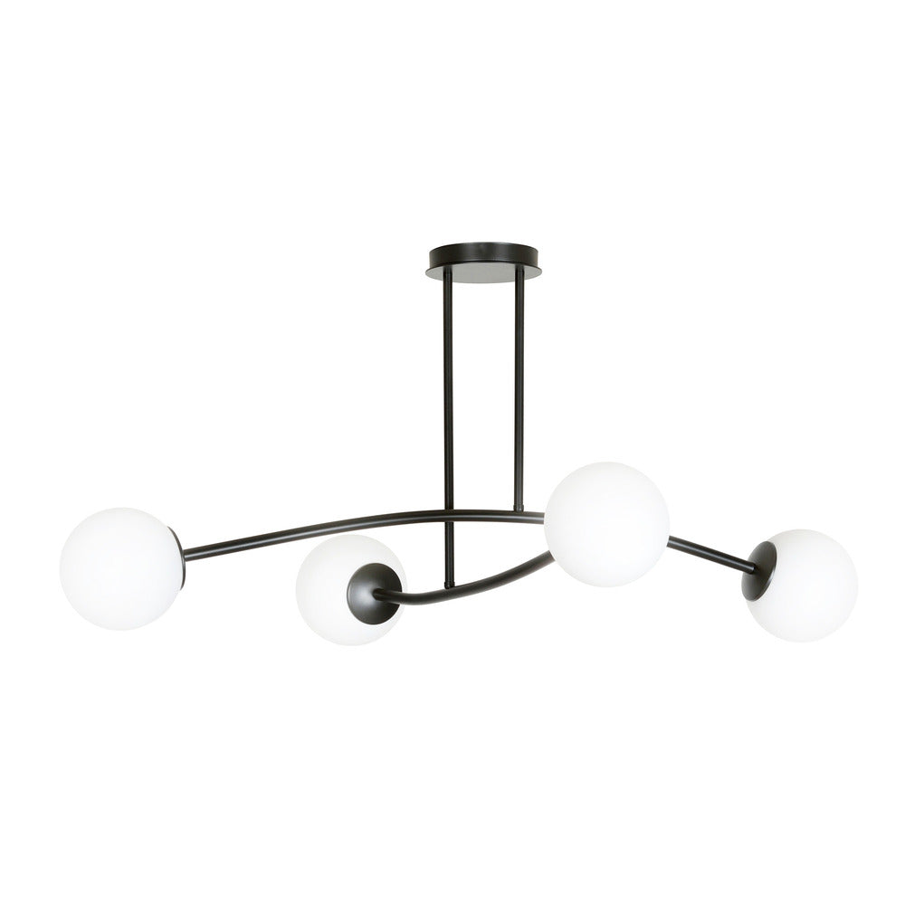 Emibig Halldor 4 Chandelier Black/White