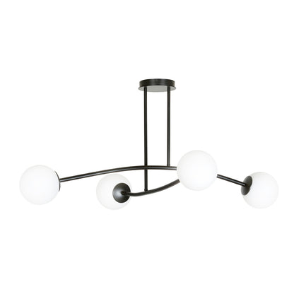 Emibig Halldor 4 Chandelier Black/White