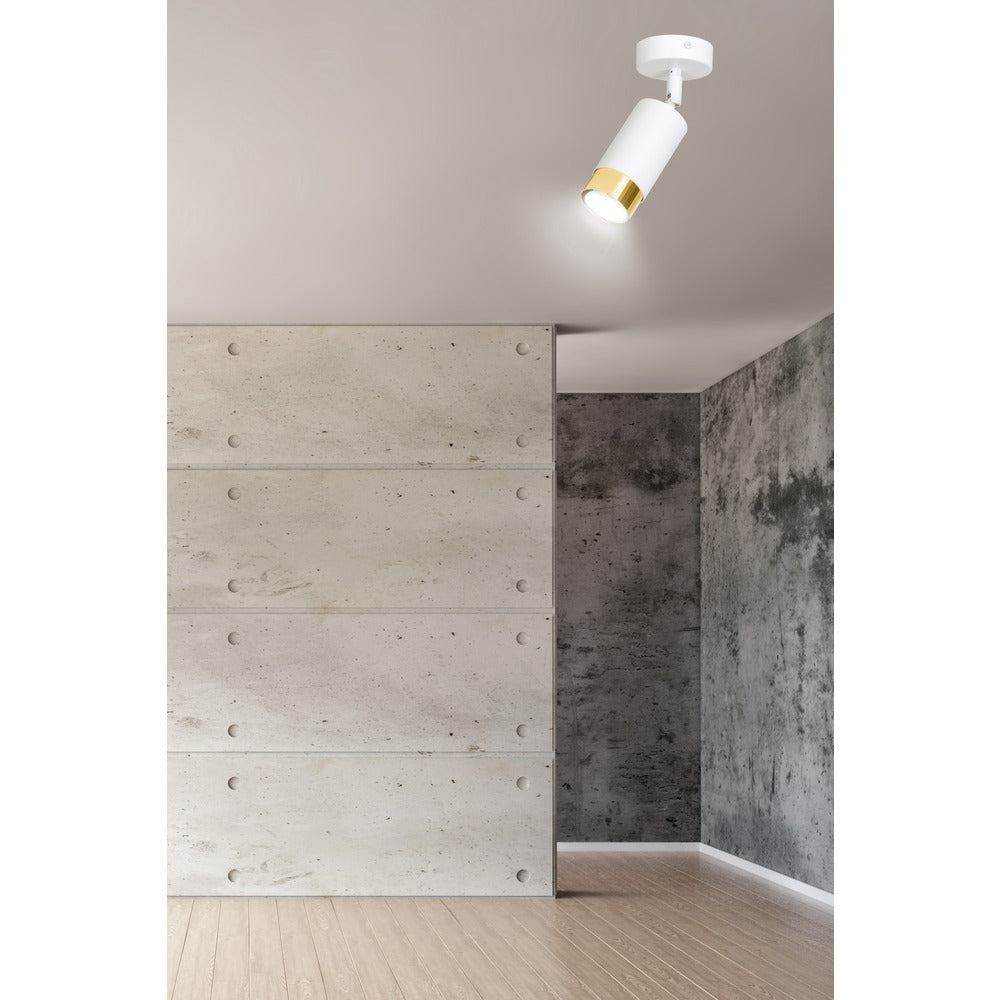Emibig Hiro 1 White/Gold Chandelier
