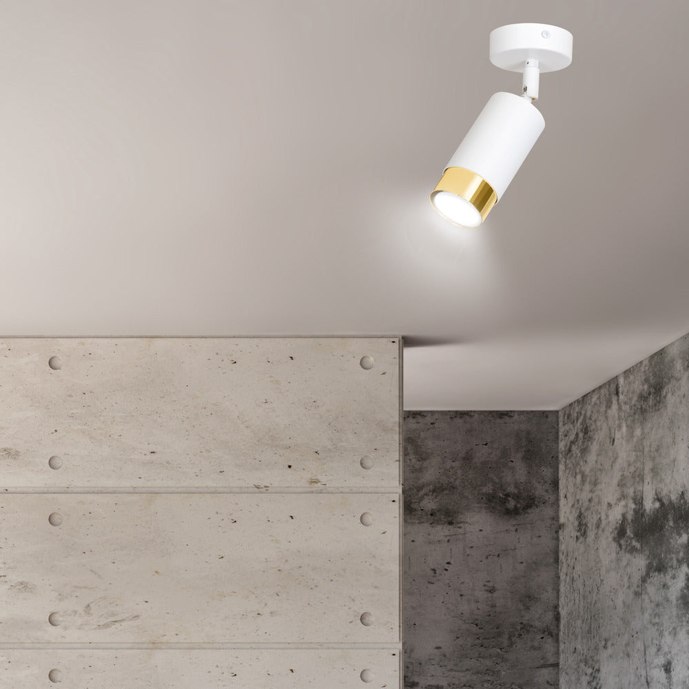 Emibig Hiro 1 White/Gold Chandelier