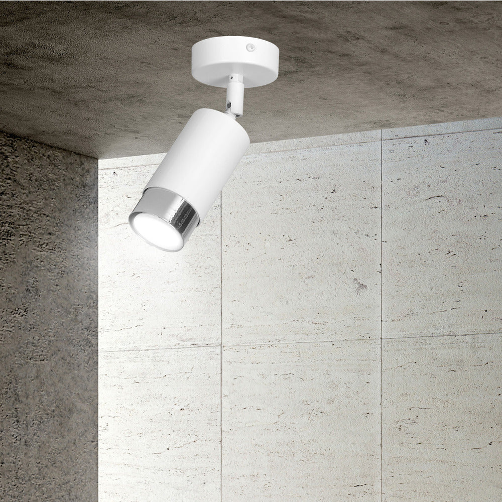 Emibig Hiro 1 White/Chrome Chandelier